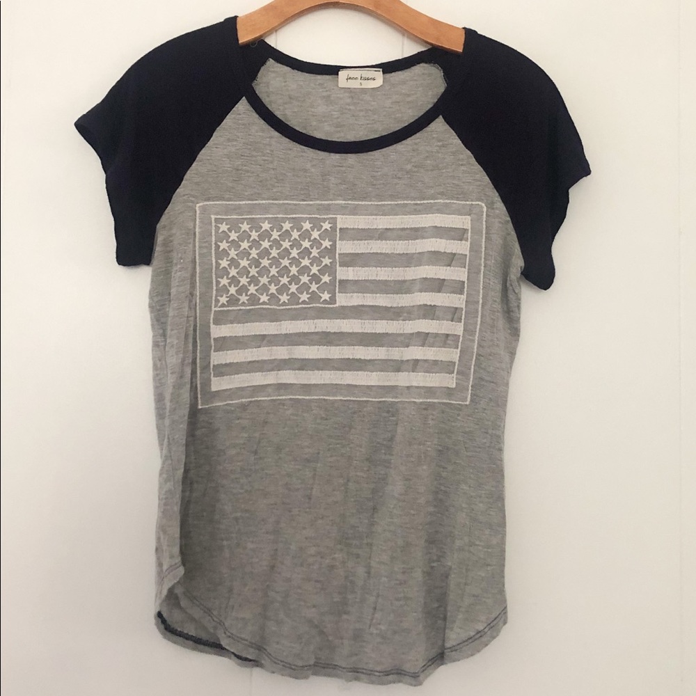 Free Kisses Baseball Tee - small